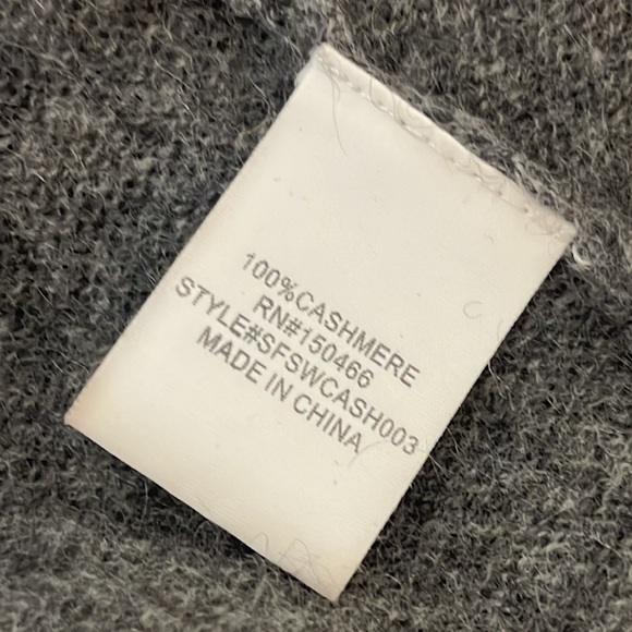 Magnolia Grace gray 100% cashmere open front cardigan size small - Picture 5 of 7